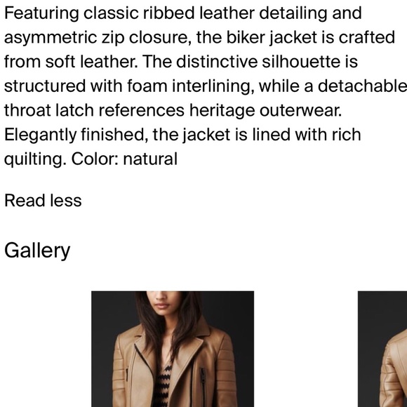 Authentic Burberry Prorsum Biker Leather Jacket - Picture 12 of 12